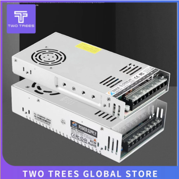 پاور 24 ولت 15 آمپر صنعتی با ترمینال ورودی و خروجی، مناسب پرینتر سه بعدی