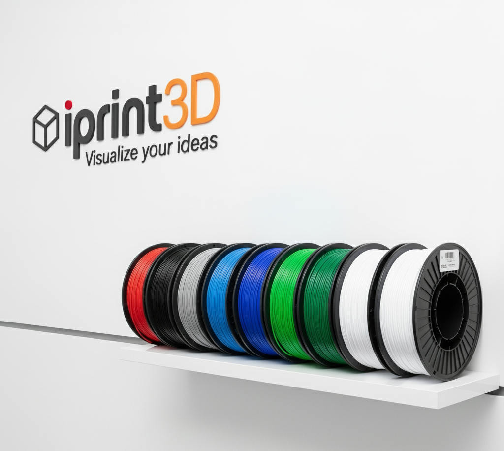 خرید انواع فیلامنت پرینتر سه بعدی PLA و ABS و PETG در رنگ‌های متنوع از فروشگاه iPrint.